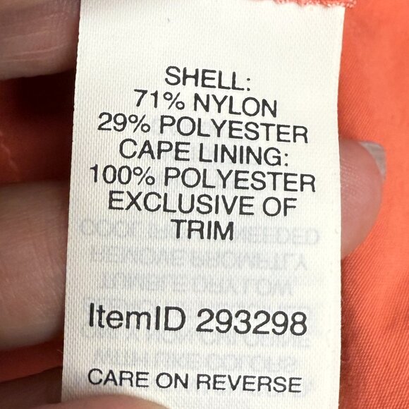 Women's L.L. BEAN Tropicwear Long Sleeve Shirt ID#293298 Salmon | Size S - Picture 6 of 7